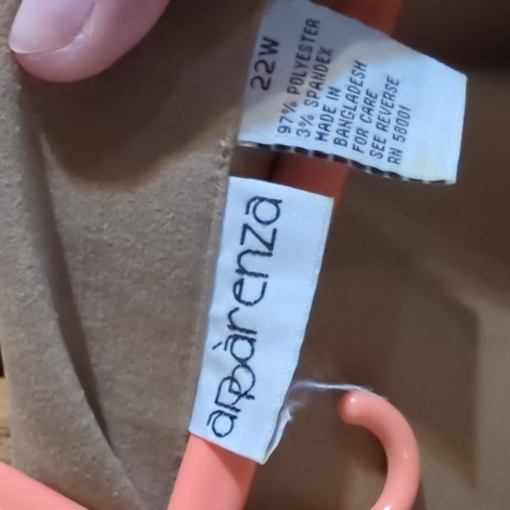 Apparenza suede jacket 22W - Picture 4 of 6